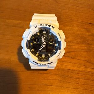 Casio G-Shock White and Black Watch